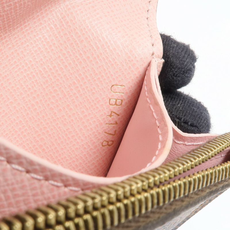 LOUIS VUITTON Damier Rosalie金扣卡片套-7