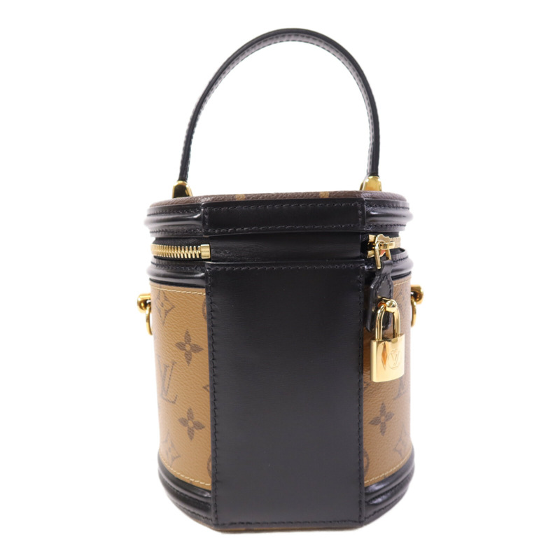 LOUIS VUITTON Monogram Reverse Cannes金扣手挽肩背兩用袋-1