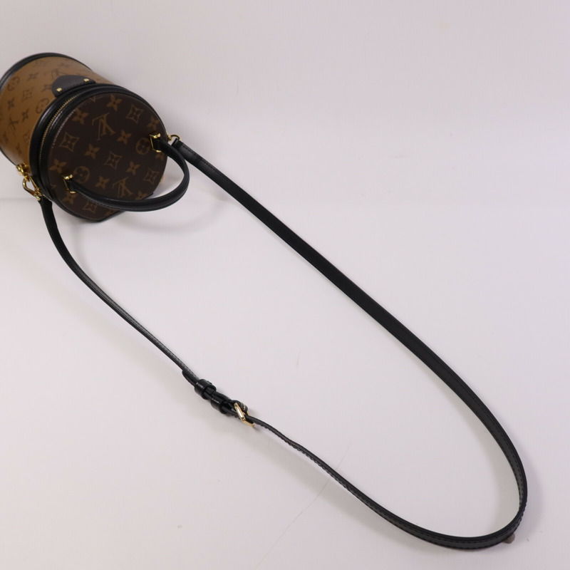 LOUIS VUITTON Monogram Reverse Cannes金扣手挽肩背兩用袋-8