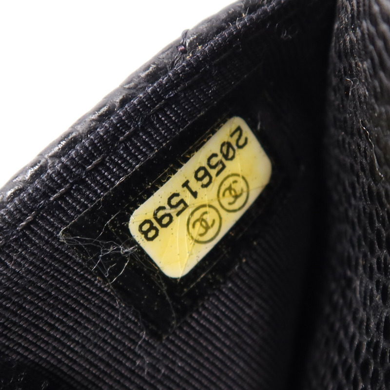 CHANEL 牛皮皮革WOC Wallet On Chain金扣鏈帶肩背袋-7