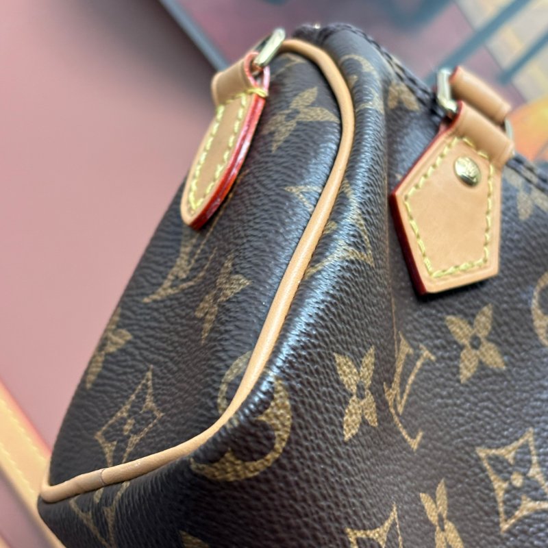 ::LOUIS VUITTON:: M81085 Nano Speedy 經典花紋手提斜背兩用包-12