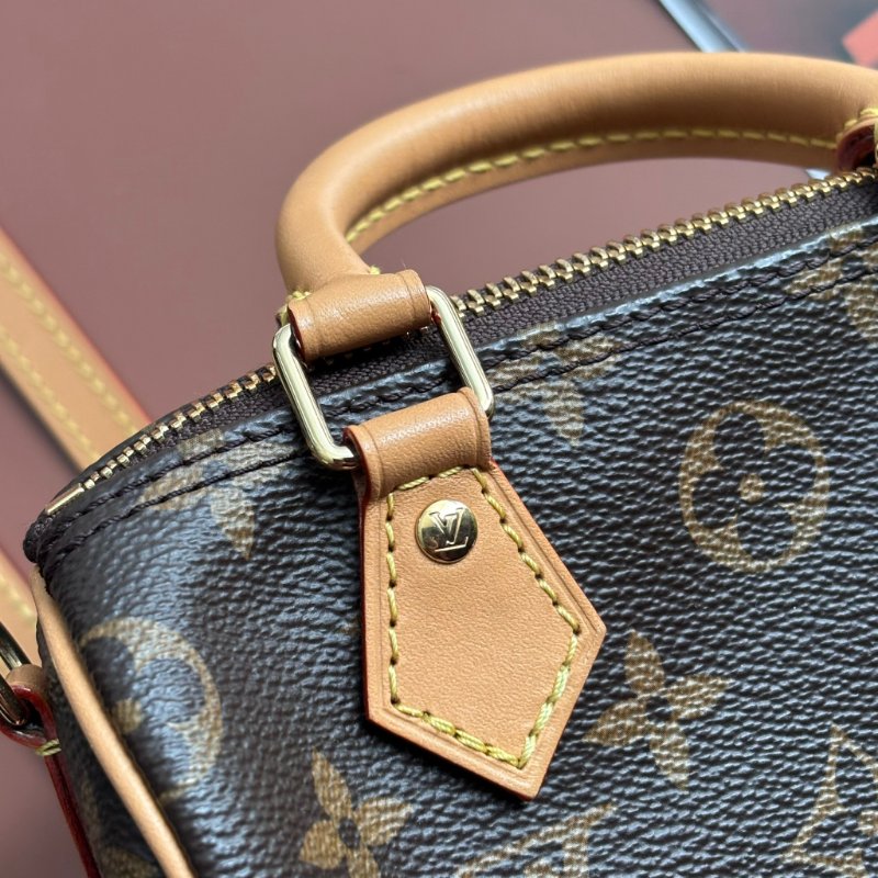 ::LOUIS VUITTON:: M81085 Nano Speedy 經典花紋手提斜背兩用包-15