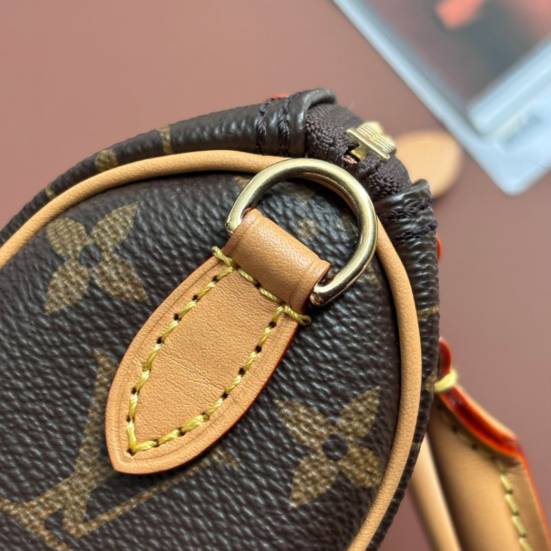 ::LOUIS VUITTON:: M81085 Nano Speedy 經典花紋手提斜背兩用包-16