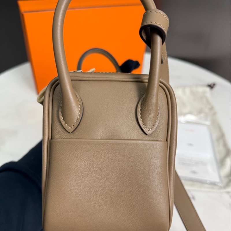 🌈Hermes🧡Mini Lindy一代🌟威馬犬銀扣🧡99.5新🌟全套有單 🌟swift皮🧡stamp U🌟愛馬仕🌟-4