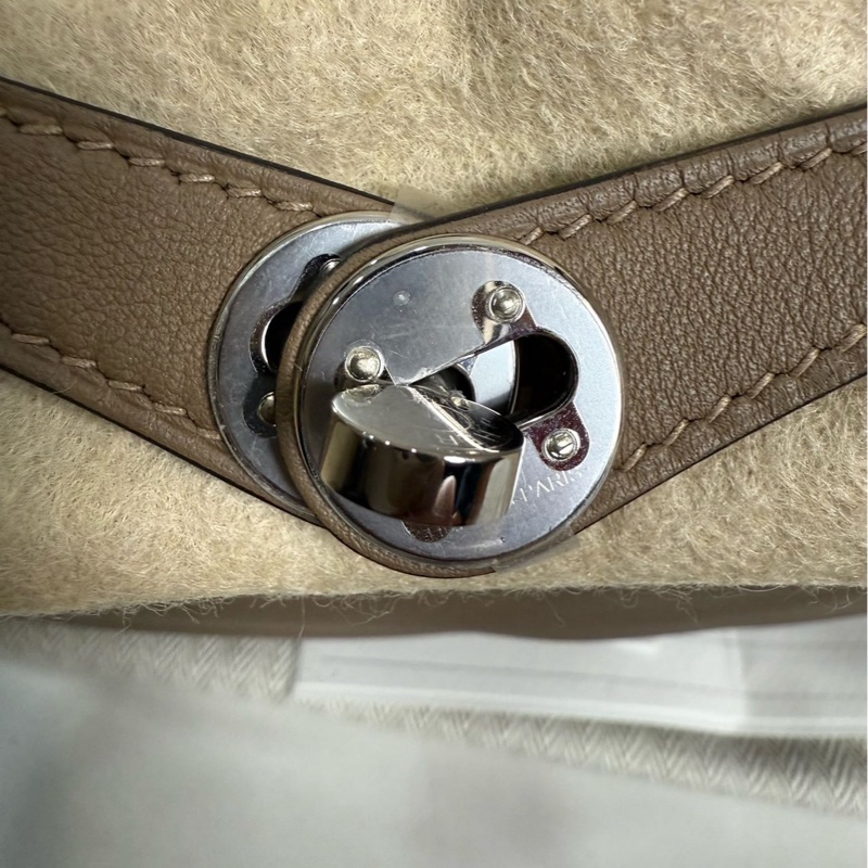 🌈Hermes🧡Mini Lindy一代🌟威馬犬銀扣🧡99.5新🌟全套有單 🌟swift皮🧡stamp U🌟愛馬仕🌟-5