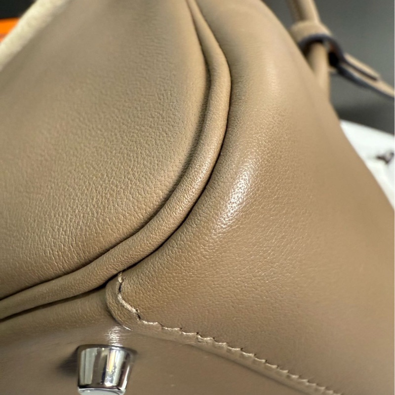 🌈Hermes🧡Mini Lindy一代🌟威馬犬銀扣🧡99.5新🌟全套有單 🌟swift皮🧡stamp U🌟愛馬仕🌟-8