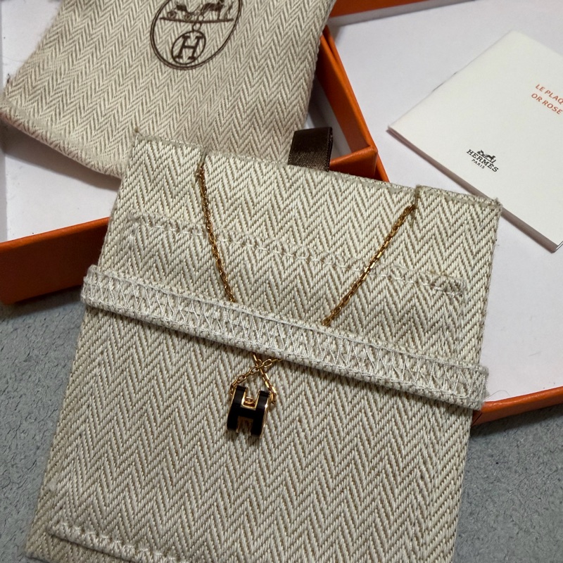 Hermes 黑玫瑰金 mini pop H-1
