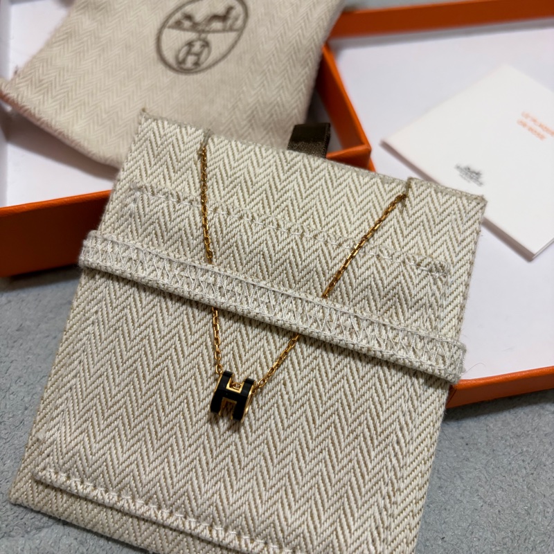 Hermes 黑玫瑰金 mini pop H-5