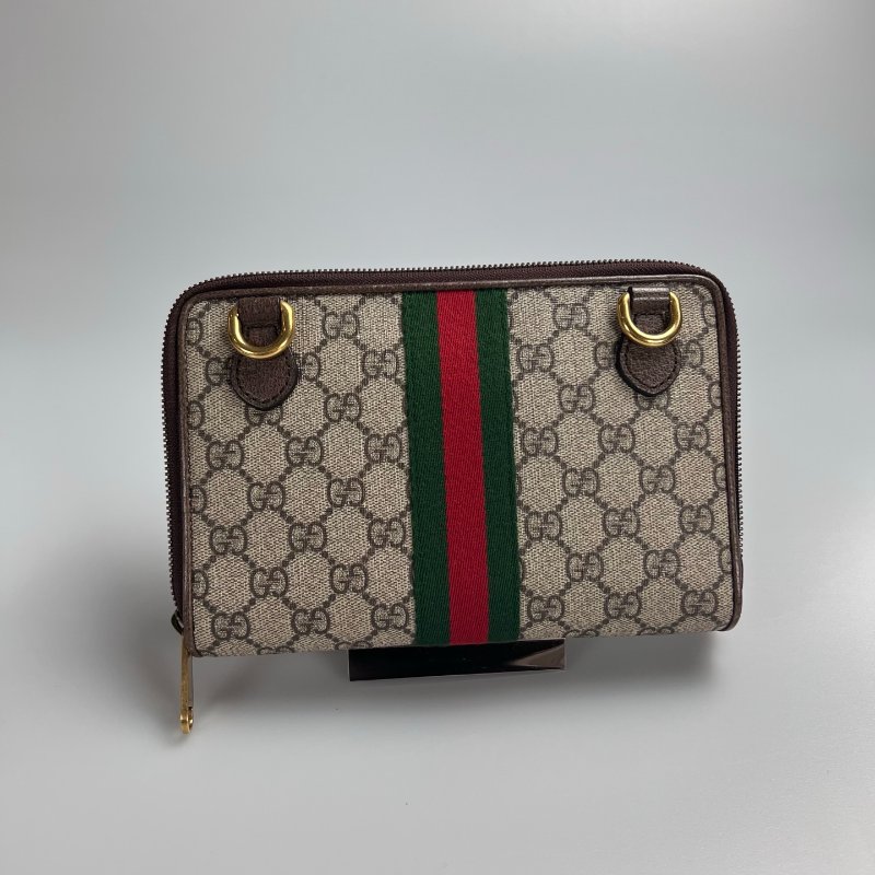 GUCCI 575722 雙層老花肩背包-1