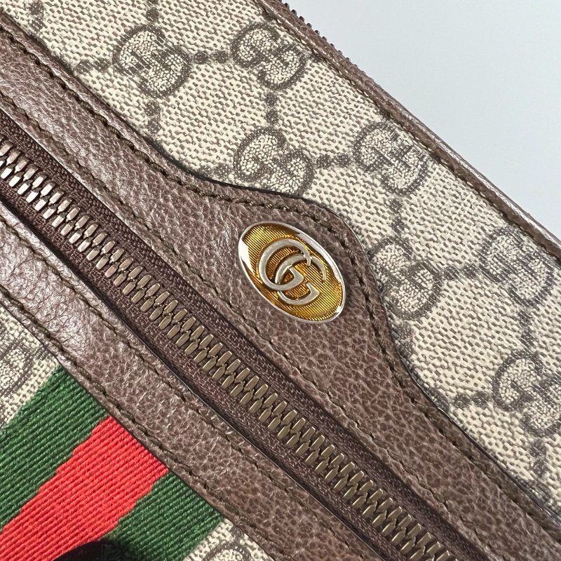 GUCCI 575722 雙層老花肩背包-7