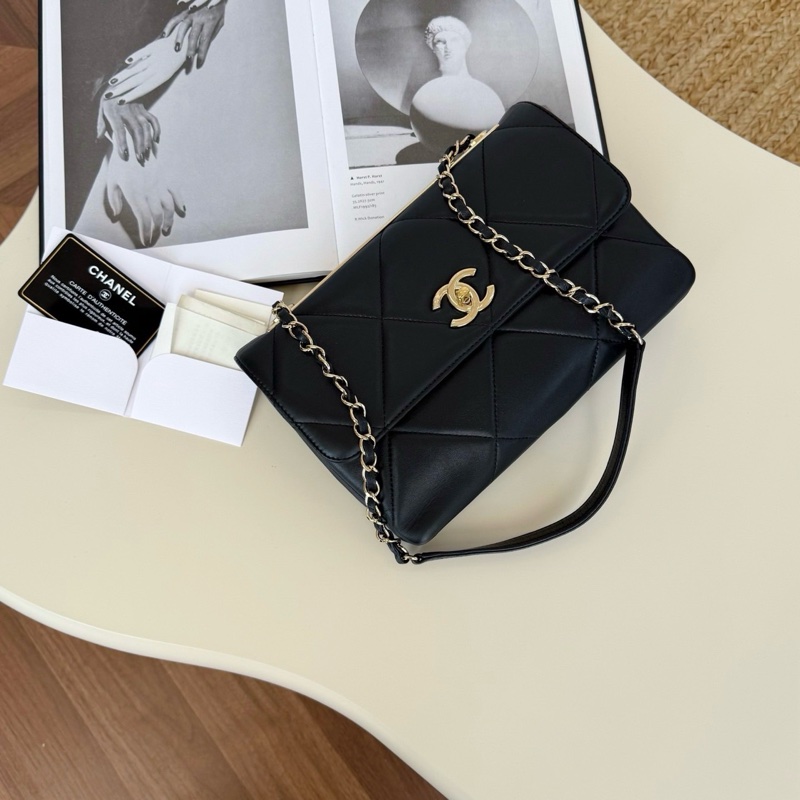 Chanel 黑金 Trendy CC-0