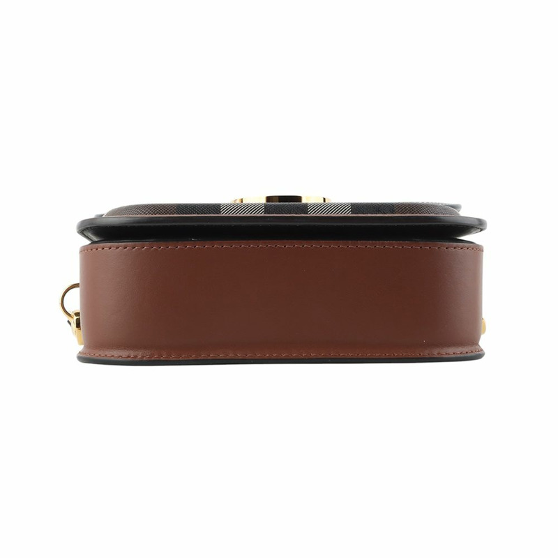 【包稅】BURBERRY 伊莉莎白格紋小號斜背包-5