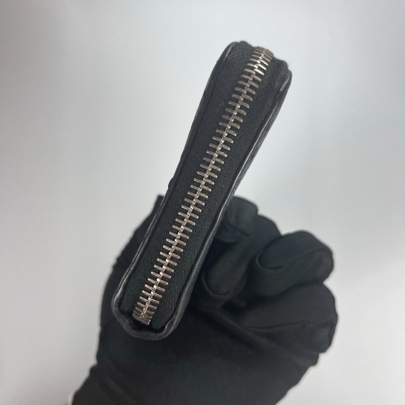 FENDI 7194728 黑牛皮Selleriaㄇ拉長夾-3