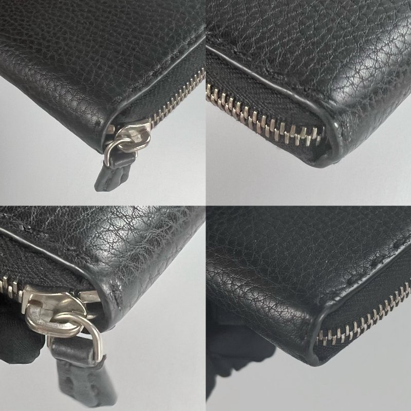 FENDI 7194728 黑牛皮Selleriaㄇ拉長夾-9
