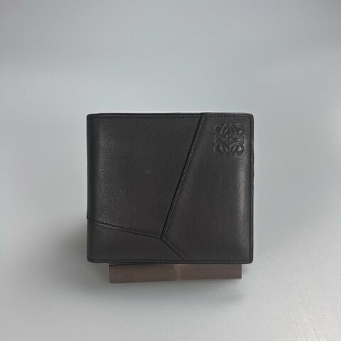 LOEWE 深棕UZZLE零錢短夾