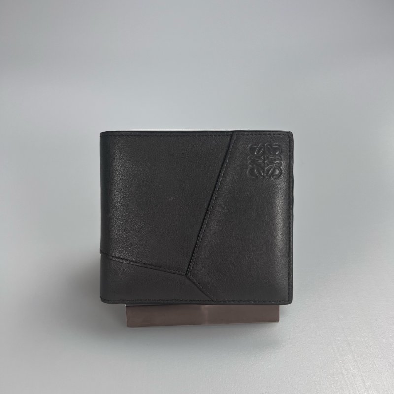 LOEWE 深棕UZZLE零錢短夾-0
