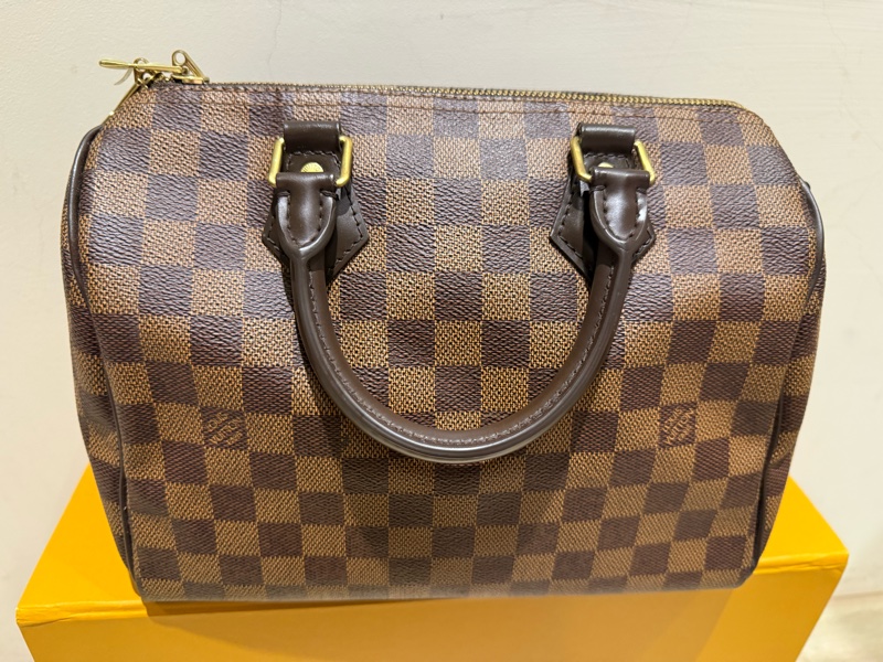 LV speedy 25 棋盤格晶片款 2025年有購證-1