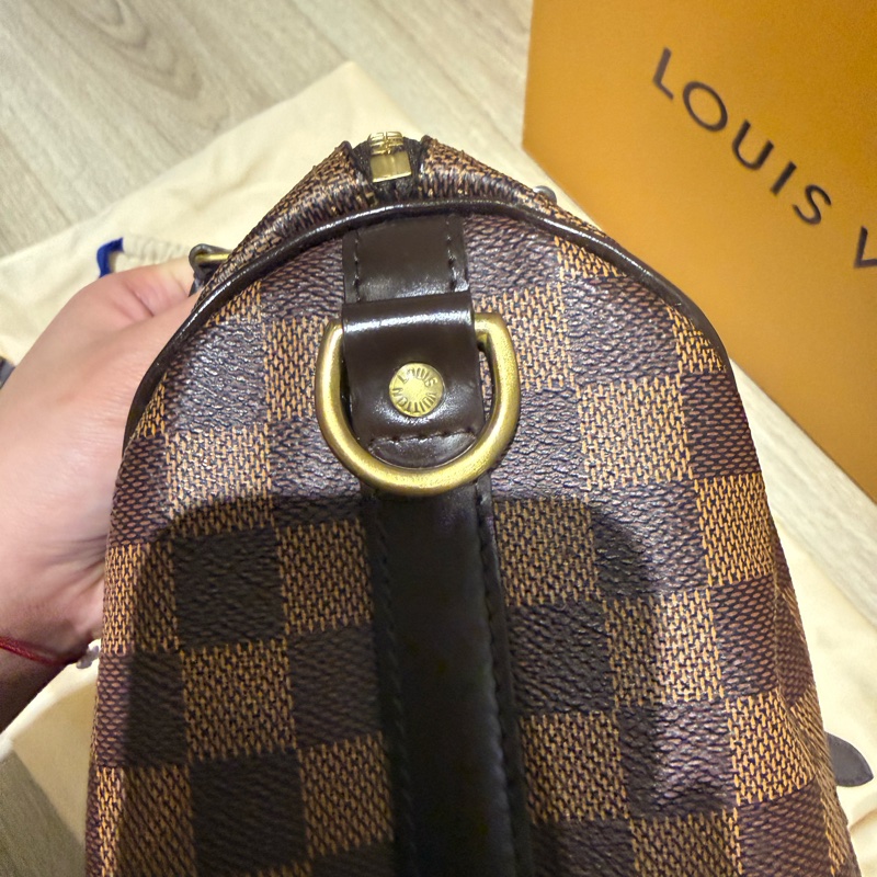 LV speedy 25 棋盤格晶片款 2025年有購證-17