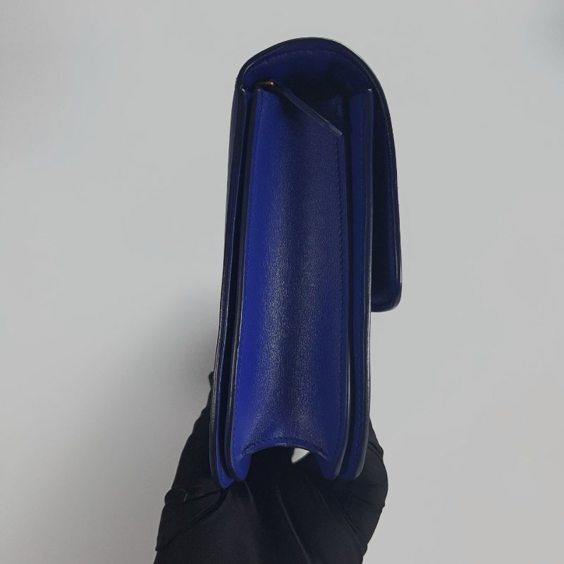 CELINE  藍色金扣 BOX包 MEDIUM-2