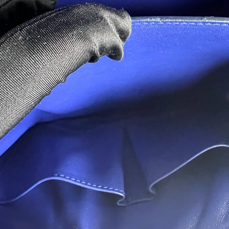 CELINE  藍色金扣 BOX包 MEDIUM-8