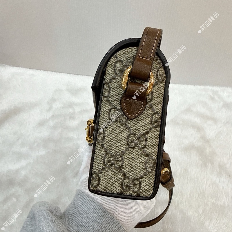 莉亞精品♡Gucci 1955老花小盒子 二手美包-7
