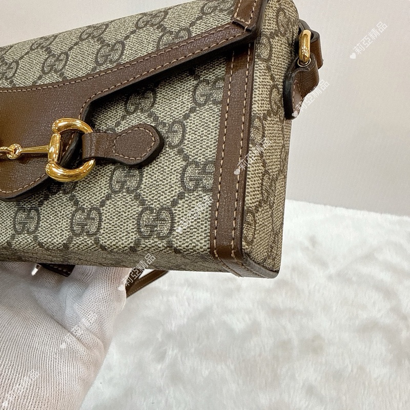 莉亞精品♡Gucci 1955老花小盒子 二手美包-8