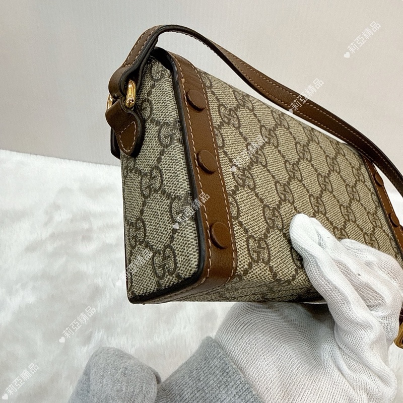 莉亞精品♡Gucci 1955老花小盒子 二手美包-9