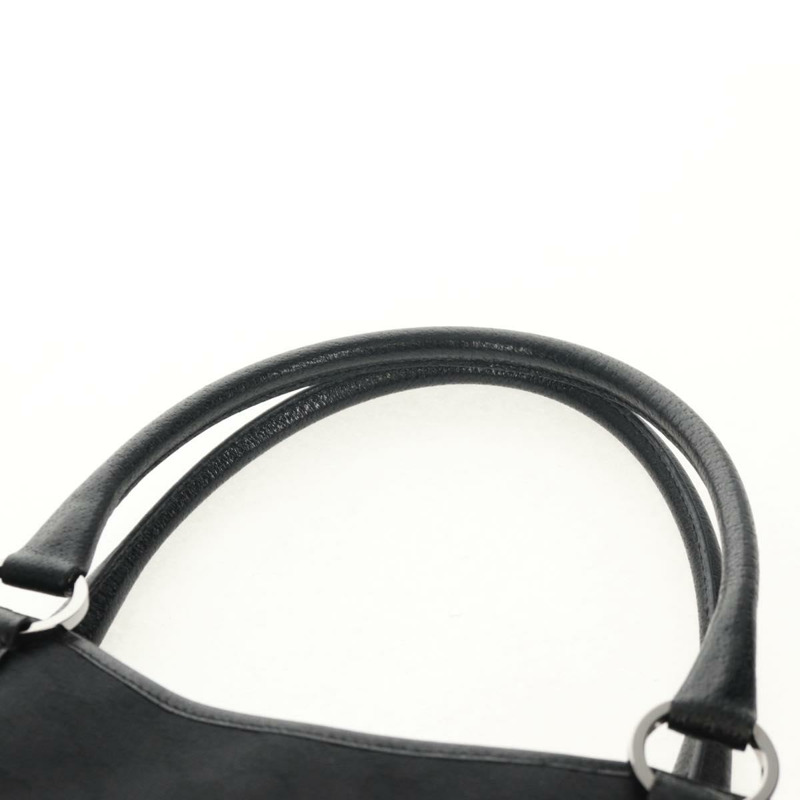 【日本直送】GUCCI GG帆布手提包 黑色 銀色 113015 正品 am9594V-7