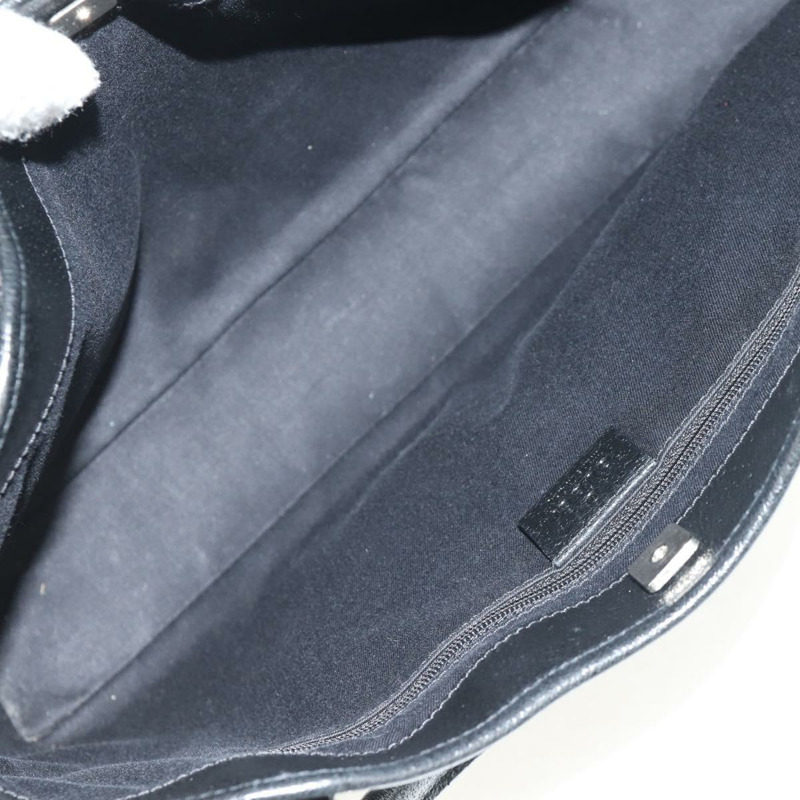 【日本直送】GUCCI GG帆布手提包 黑色 銀色 113015 正品 am9594V-9