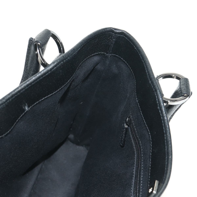 【日本直送】GUCCI GG帆布手提包 黑色 銀色 113015 正品 am9594V-17