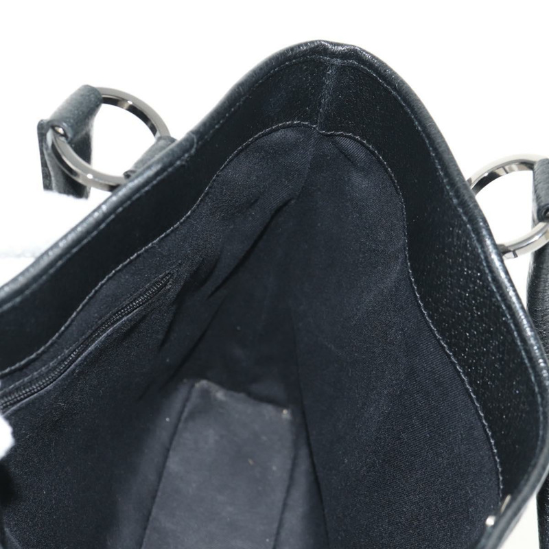 【日本直送】GUCCI GG帆布手提包 黑色 銀色 113015 正品 am9594V-18