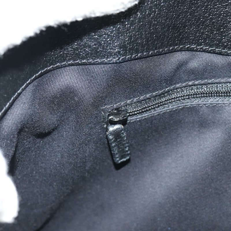 【日本直送】GUCCI GG帆布手提包 黑色 銀色 113015 正品 am9594V-19