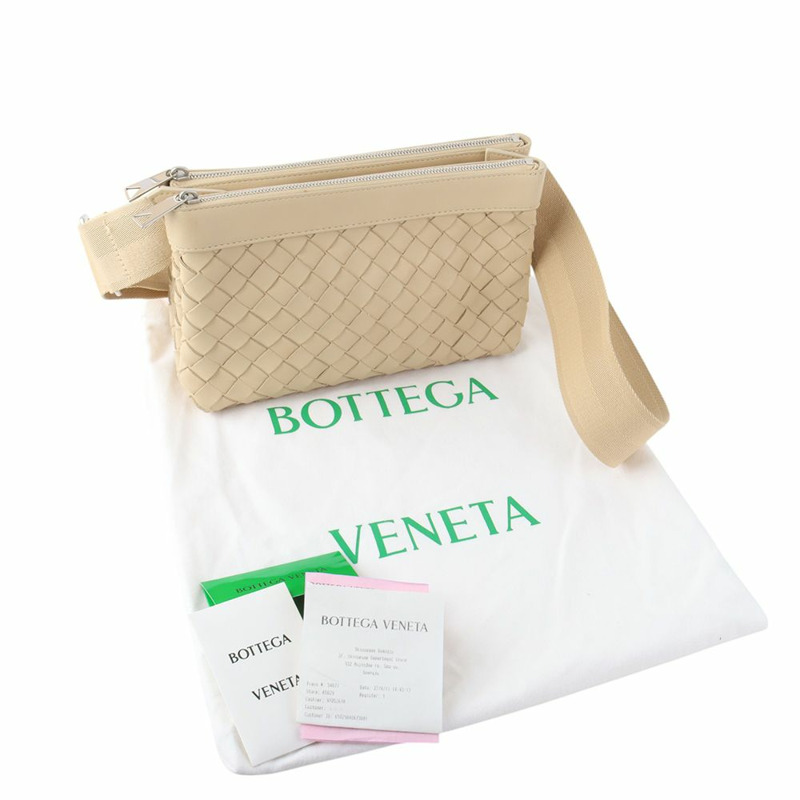 【包稅】BOTTEGA VENETA Intrecciato 洞石肩包 651938-7