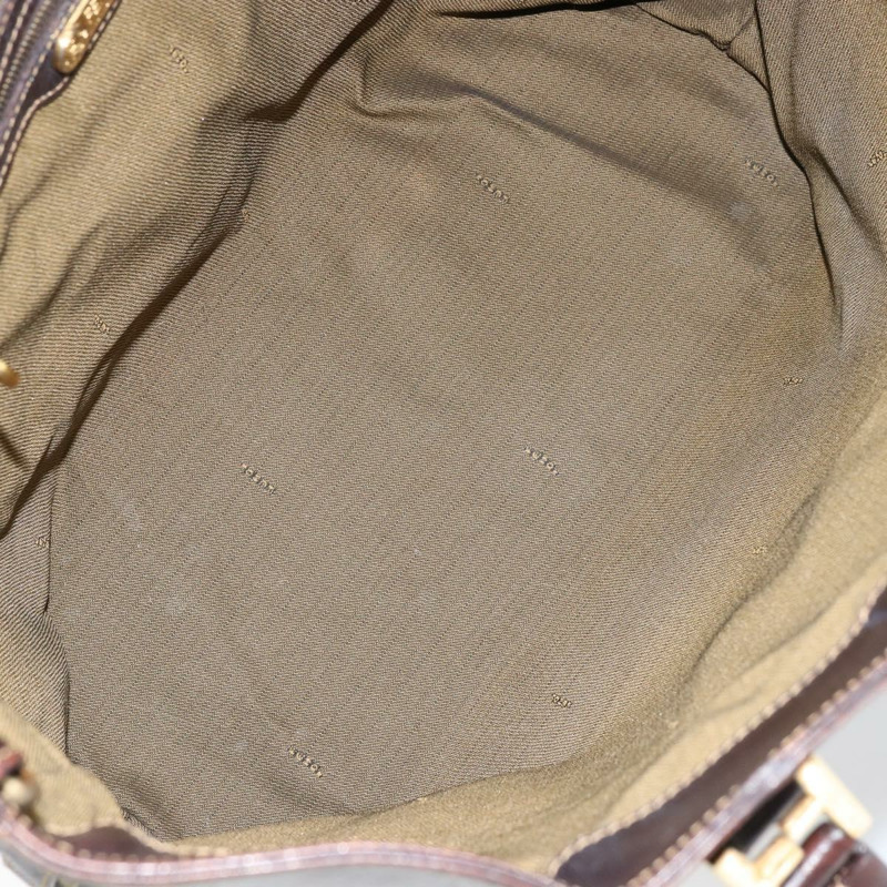 【日本直送】FENDI Zucca帆布手提包 黑色 棕色 正品 148627-10