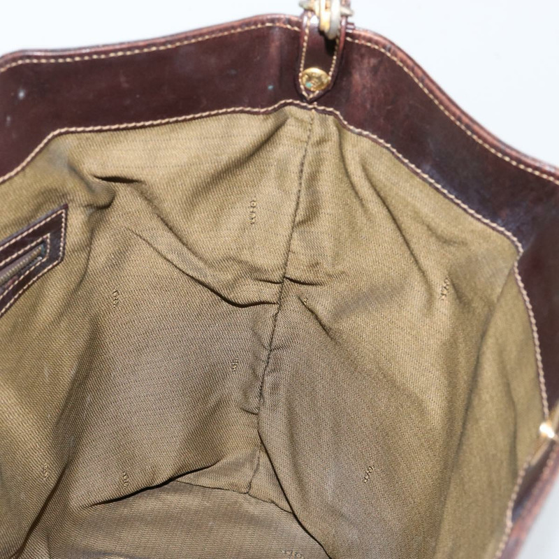 【日本直送】FENDI Zucca帆布手提包 黑色 棕色 正品 148627-18