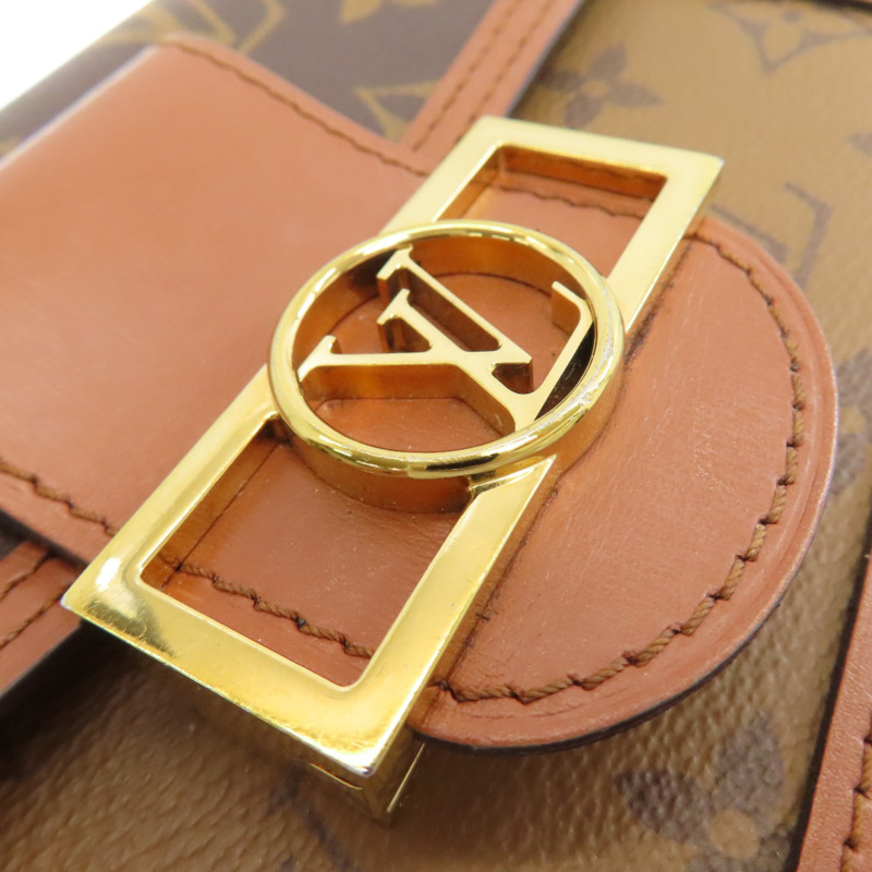 路易威登 M68746 Portefeuille Dauphine 女士單肩包，Monogram 帆布/Monogram Reverse 帆布材質-12