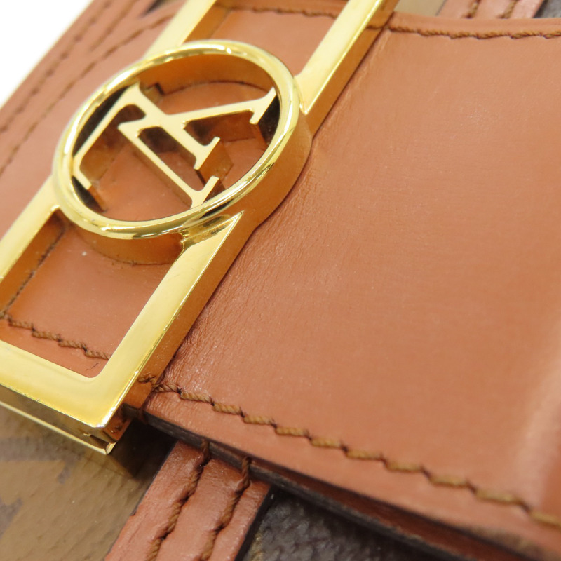 路易威登 M68746 Portefeuille Dauphine 女士單肩包，Monogram 帆布/Monogram Reverse 帆布材質-16