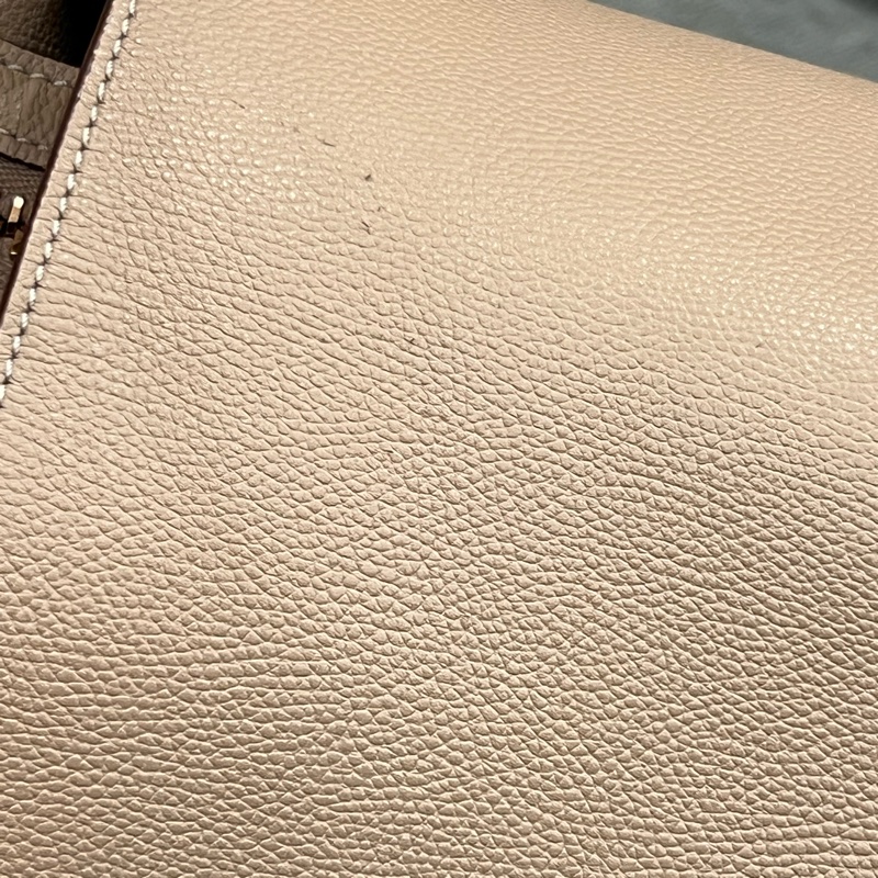 TOD’S T-Timeless 中號 T字綴飾可調整背帶小牛皮翻蓋手提包 奶茶色-13