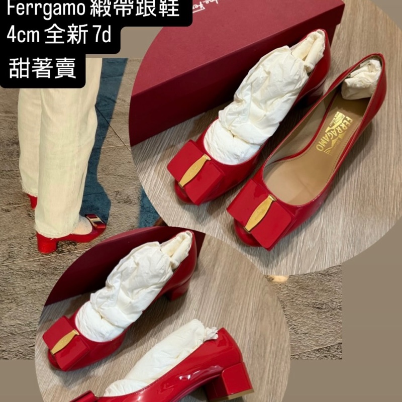 瑞奇二手精品 ferrgamo 高跟鞋 7d-0