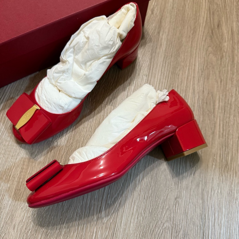 瑞奇二手精品 ferrgamo 高跟鞋 7d-2