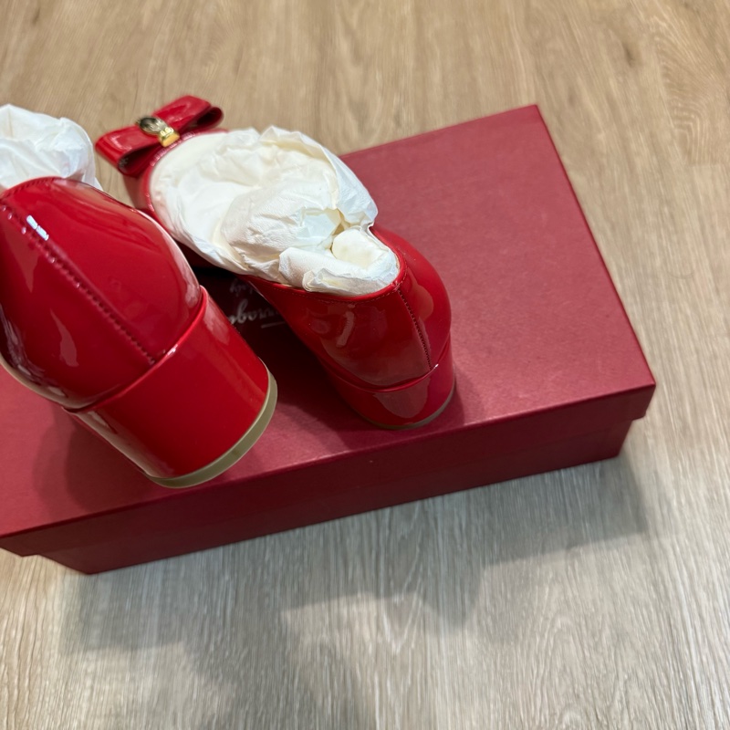 瑞奇二手精品 ferrgamo 高跟鞋 7d-4