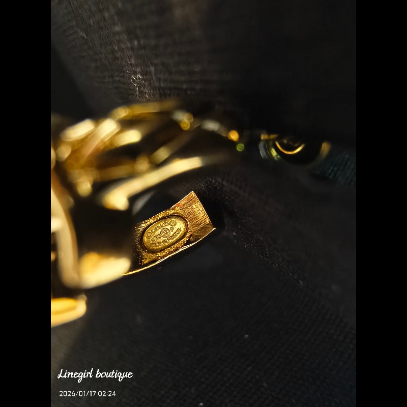 Chanel 26P新款菱格圈式耳環-7