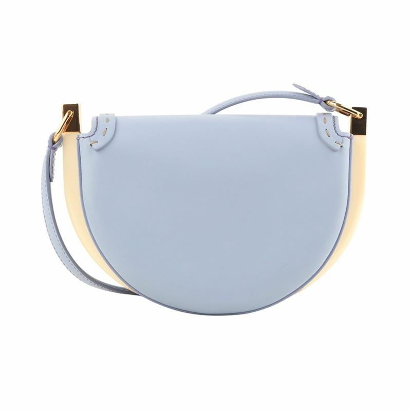 【包稅】FENDI 8BT346 月光鍍金斜挎包 34254K--2