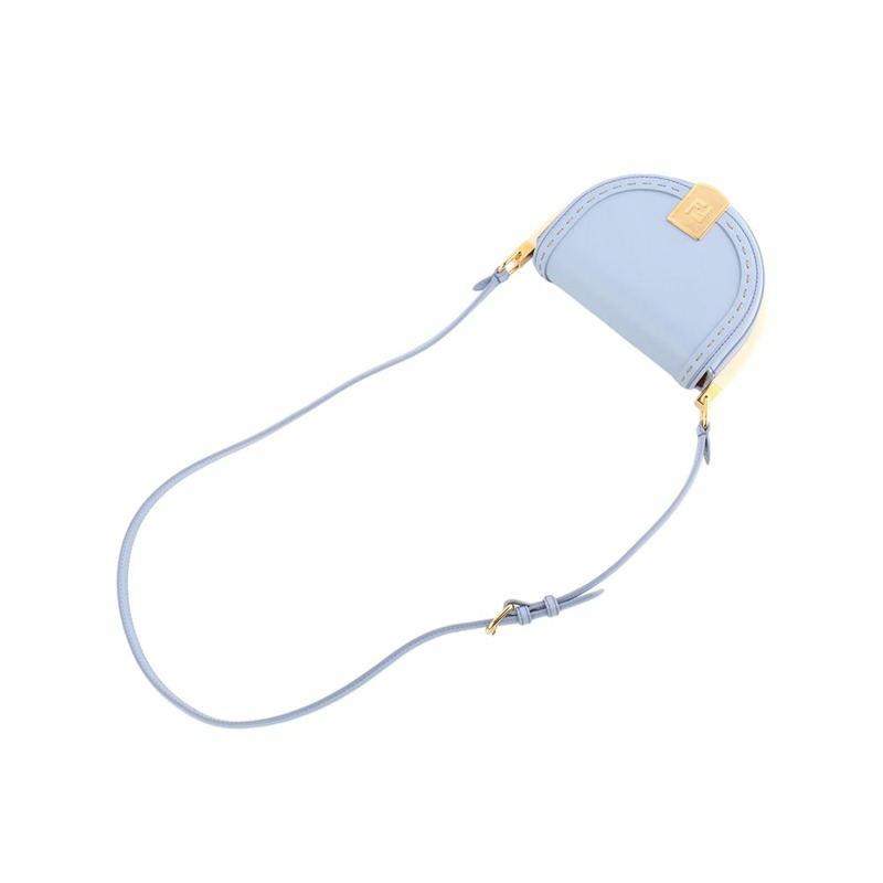 【包稅】FENDI 8BT346 月光鍍金斜挎包 34254K--3