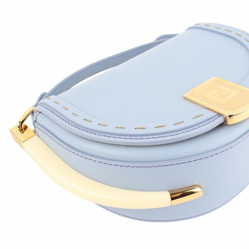 【包稅】FENDI 8BT346 月光鍍金斜挎包 34254K--4