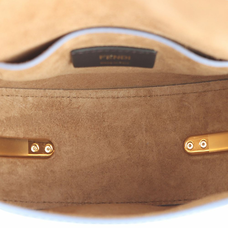 【包稅】FENDI 8BT346 月光鍍金斜挎包 34254K--6