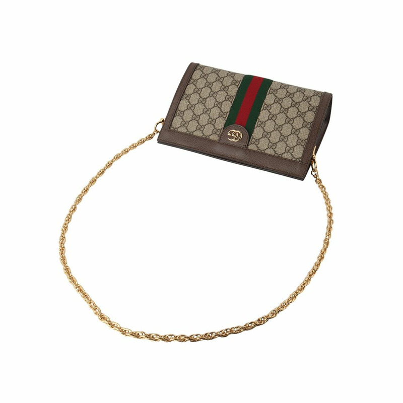 【包稅】GUCCI 503877 GG Supreme Ophidia 鏈條單肩包 34276--3