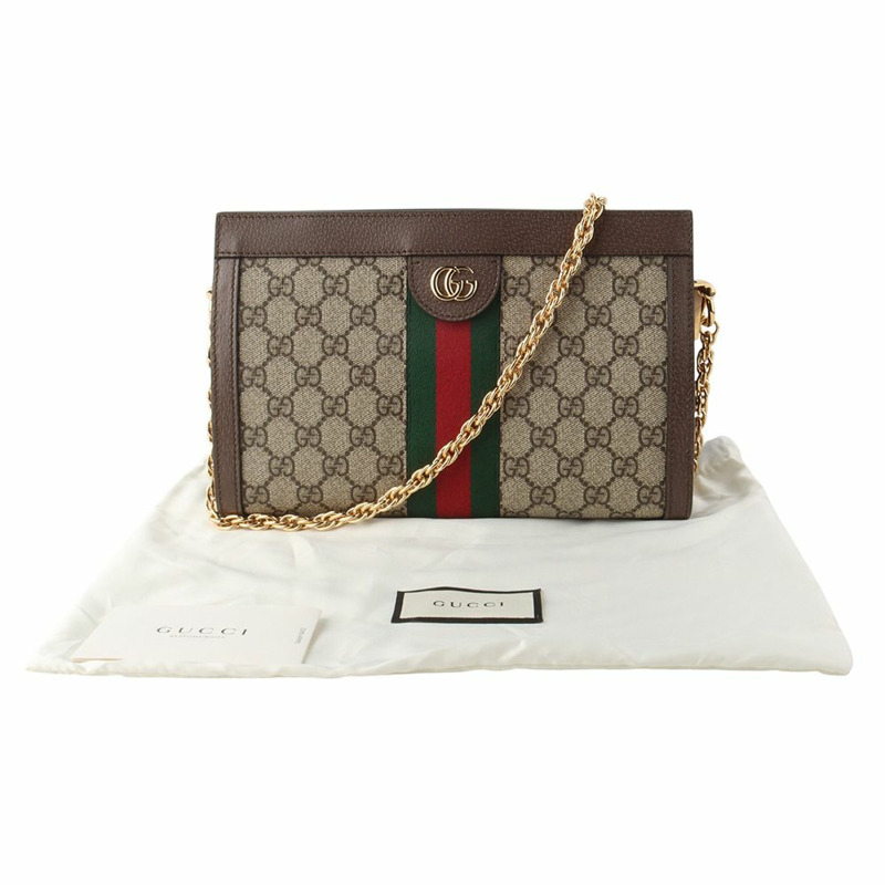 【包稅】GUCCI 503877 GG Supreme Ophidia 鏈條單肩包 34276--7