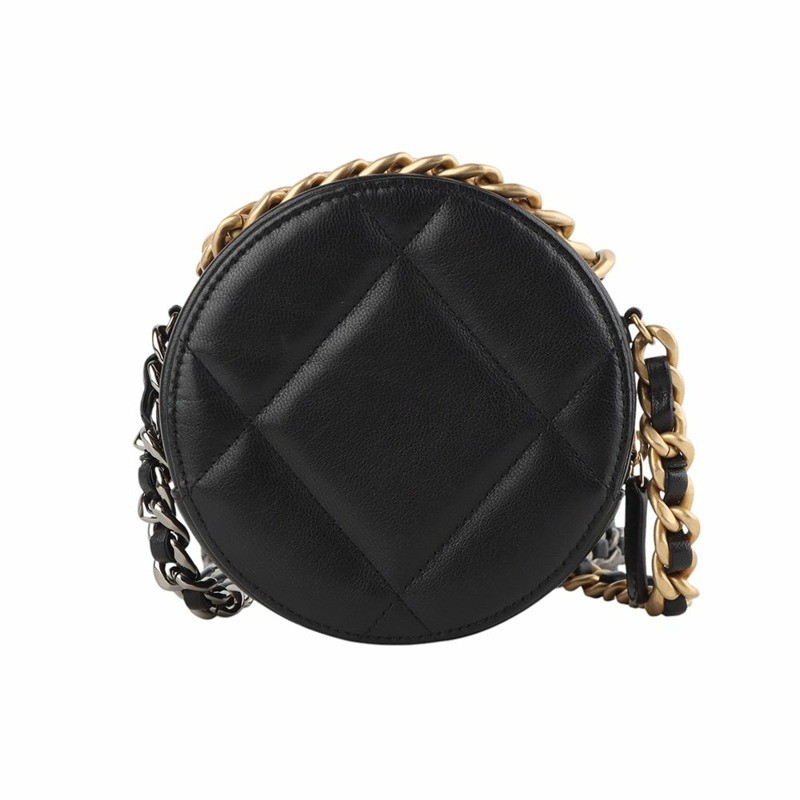 【包稅】CHANEL AP0945 羊皮圓形鏈條迷你斜背包 B7147-1-2