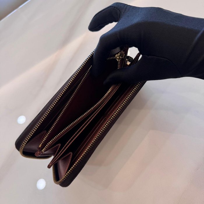 *SHIHNA名牌精品* LV M42616 老花拉鍊長夾-4